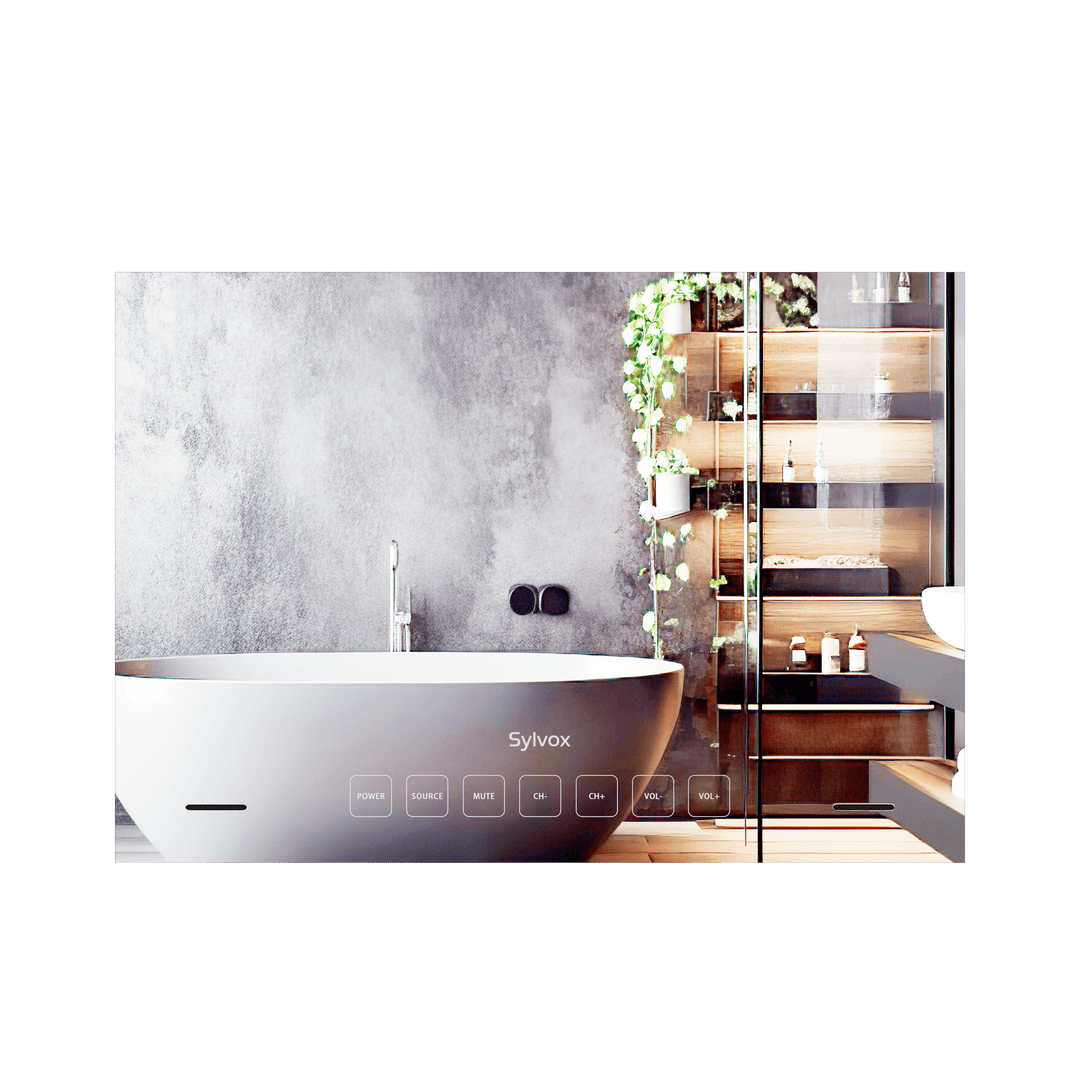 Sylvox 32" Smart Espejo TV impermeable para el baño (Empotrado en la pared)