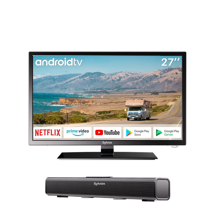 Sylvox 27" Smart 12V TV with DVD Player (Trailer Series)