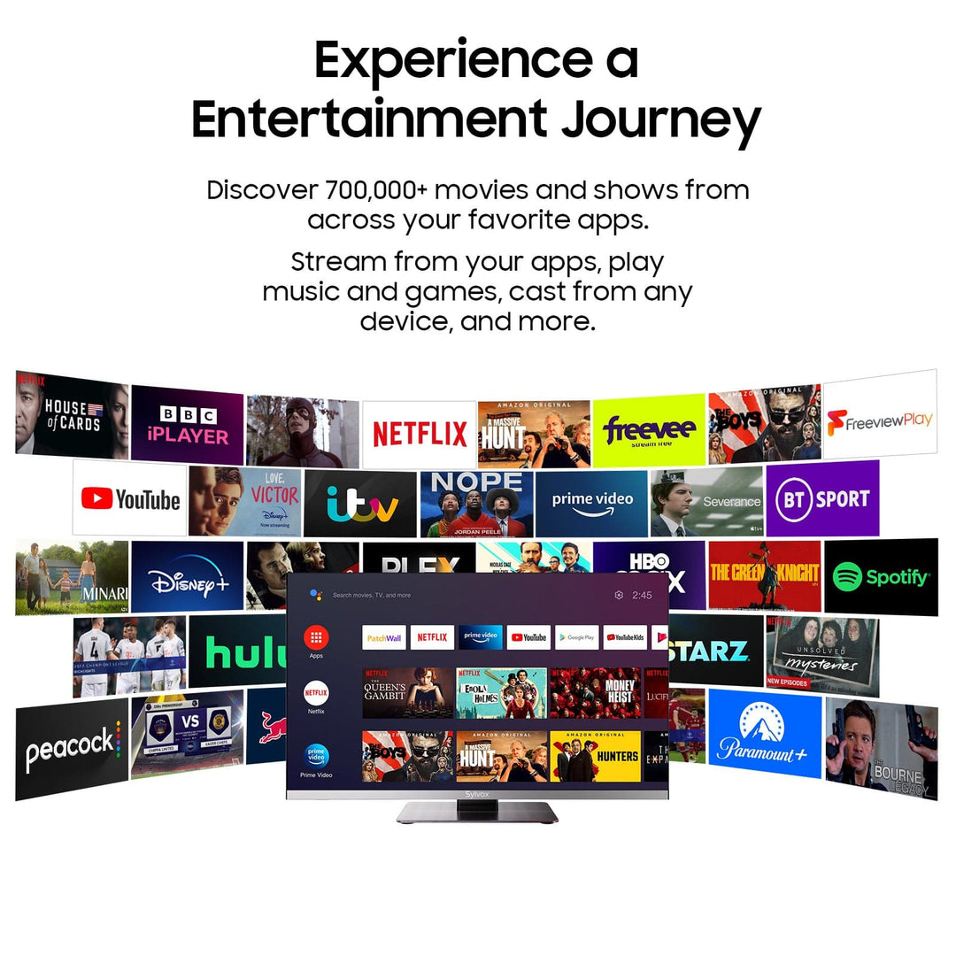 Televisore 22 pollici 12V con lettore DVD – Per casa, camper e barca (Serie Marina)