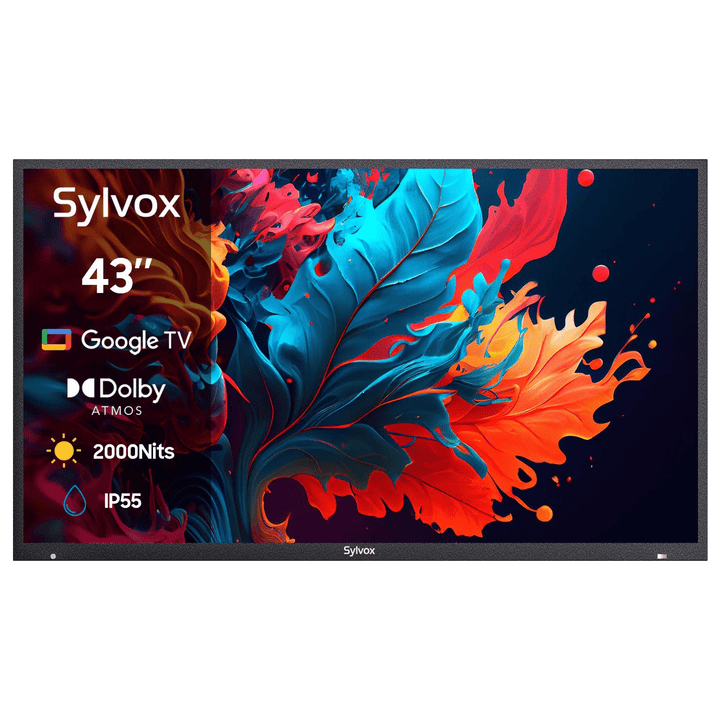 43" QLED Outdoor Fernseher Smart von Google TV  - Pool Pro Serie 2.0 Gen. QLED Version