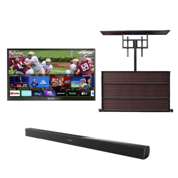 Sylvox 75" Smart Outdoor Fernseher Wasserdicht (Teilweise Sonne) - Deck Pro Serie
