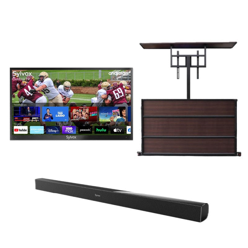 Sylvox 75" Smart Outdoor Fernseher Wasserdicht (Teilweise Sonne) - Deck Pro Serie
