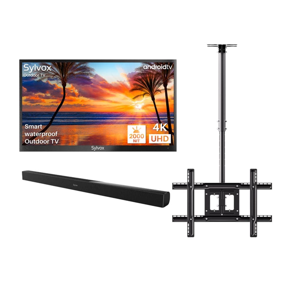 Sylvox 65" Smart Outdoor Television Waterproof (Full Sun) - Pool Pro Series