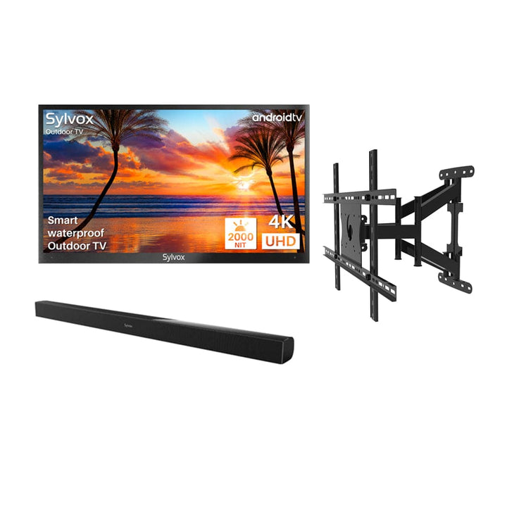 Sylvox 65" Smart Outdoor Television Waterproof (Full Sun) - Pool Pro Series