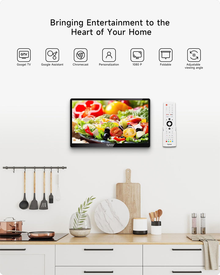 Sylvox 15,6" Smart TV da incasso per la cucina