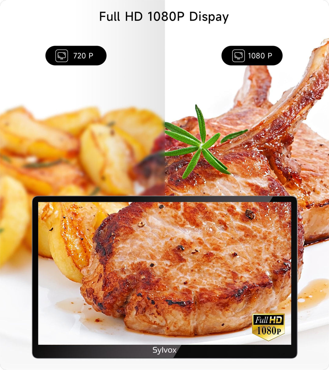 Sylvox 15,6" Smart TV da incasso per la cucina