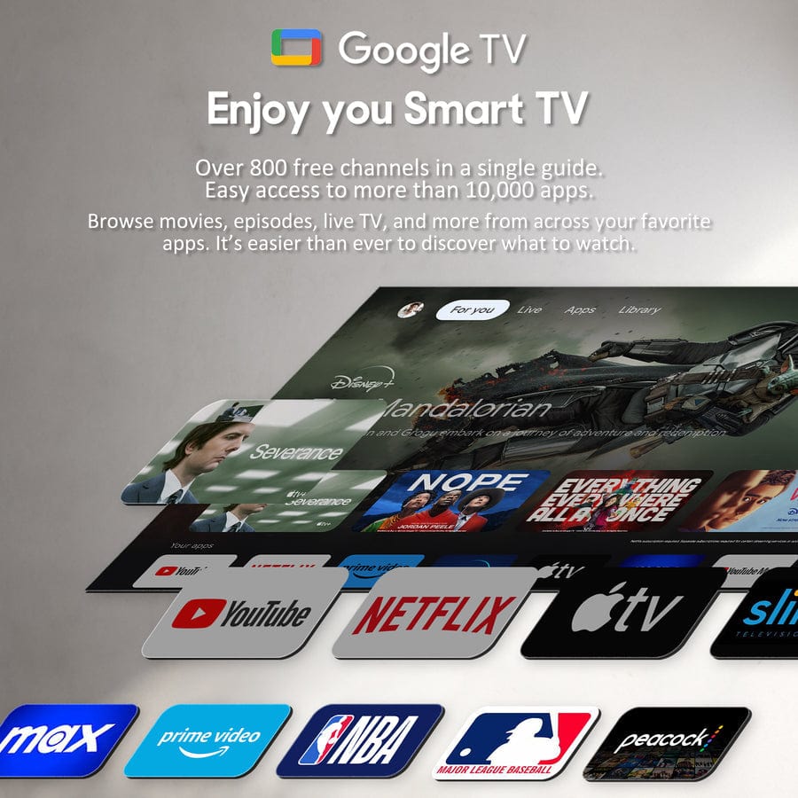 75" QLED Outdoor TV Smart van Google TV - Deck Pro Serie 2.0 Gen. QLED Version