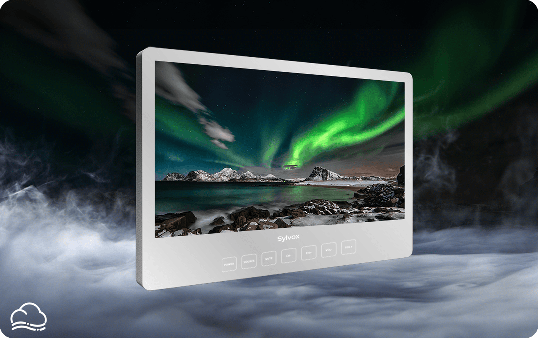 Sylvox 24" Smart Mirror TV waterdicht voor de badkamer (wandmontage)