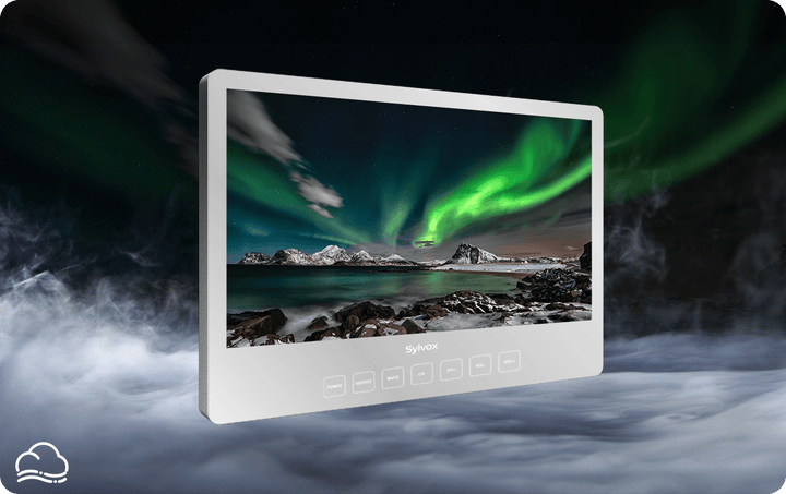 Sylvox 24" Smart Mirror TV waterdicht voor de badkamer (wandmontage)