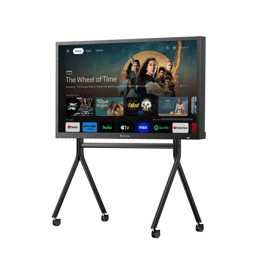 Supporto TV esterno mobile a forma di Y – Per televisori da 65 a 120 pollici