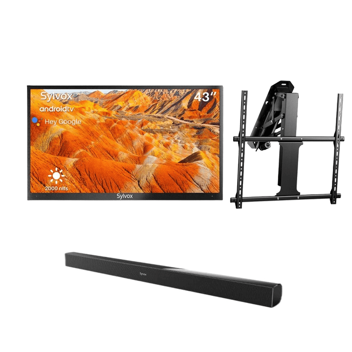 Sylvox 43" Smart TV Extérieur Étanche (Plein Soleil) - Pool Pro Serie