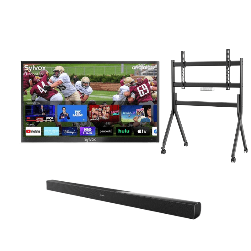 Sylvox 75" Smart Outdoor Fernseher Wasserdicht (Teilweise Sonne) - Deck Pro Serie