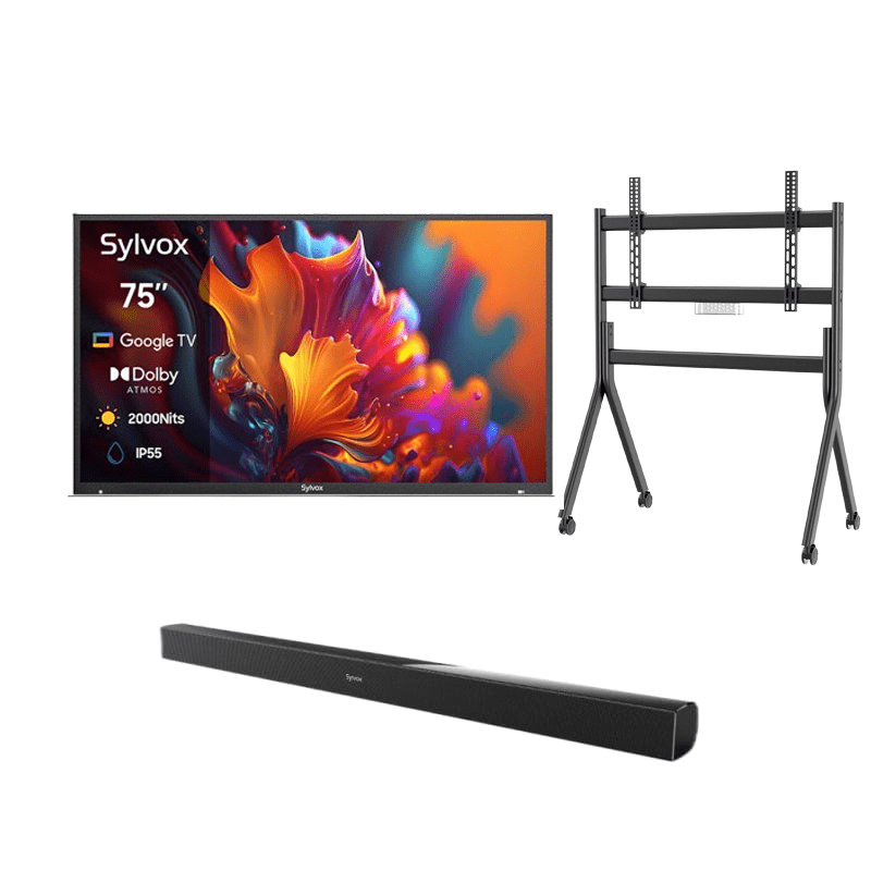 TV da Esterno Smart 75" QLED di Google TV - Pool Pro Serie 2.0 Gen. QLED Version