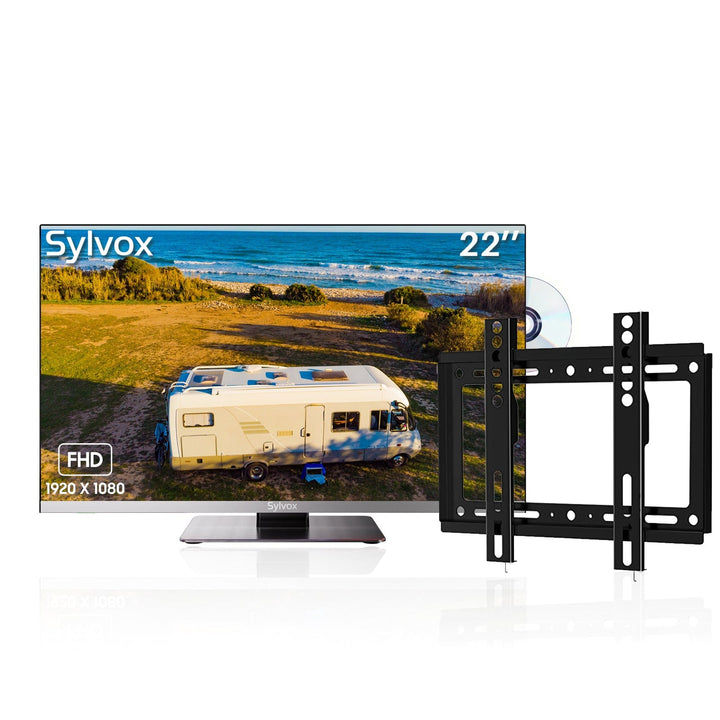 Sylvox 22" 12 Volt Fernseher mit DVD-Player – RV Serie