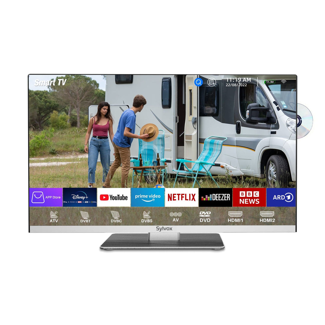 Si buscas una Smart TV de 12V para la caravana o el camping, estos modelos  te permitirán ver Netflix