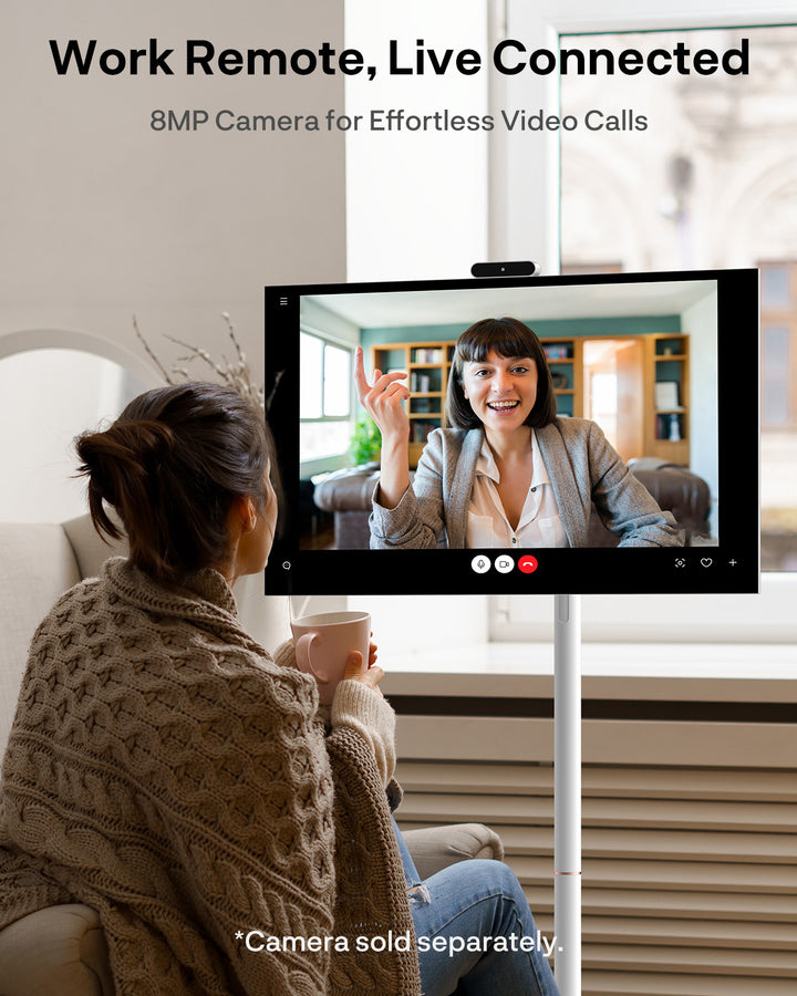 Sylvox 32 Zoll Akku Fernseher – Rollbarer Smart Touch Bildschirm mit 5 Stunden Batterielaufzeit