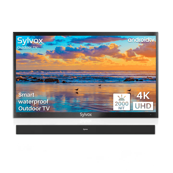 Sylvox 43" Inteligente TV para Exteriores Impermeable (Pleno Sol) - Serie Pool Pro
