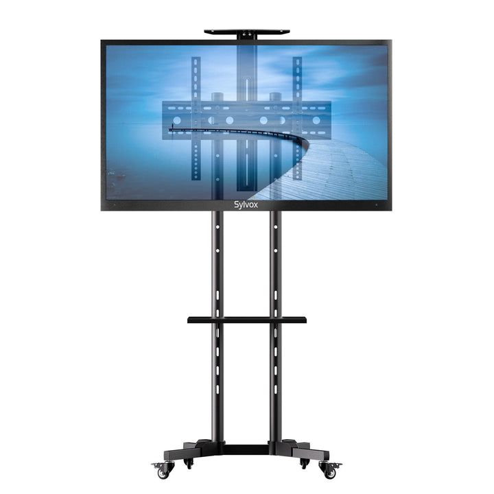 Sylvox floor TV stand with swivel mount for TV 32"-75"