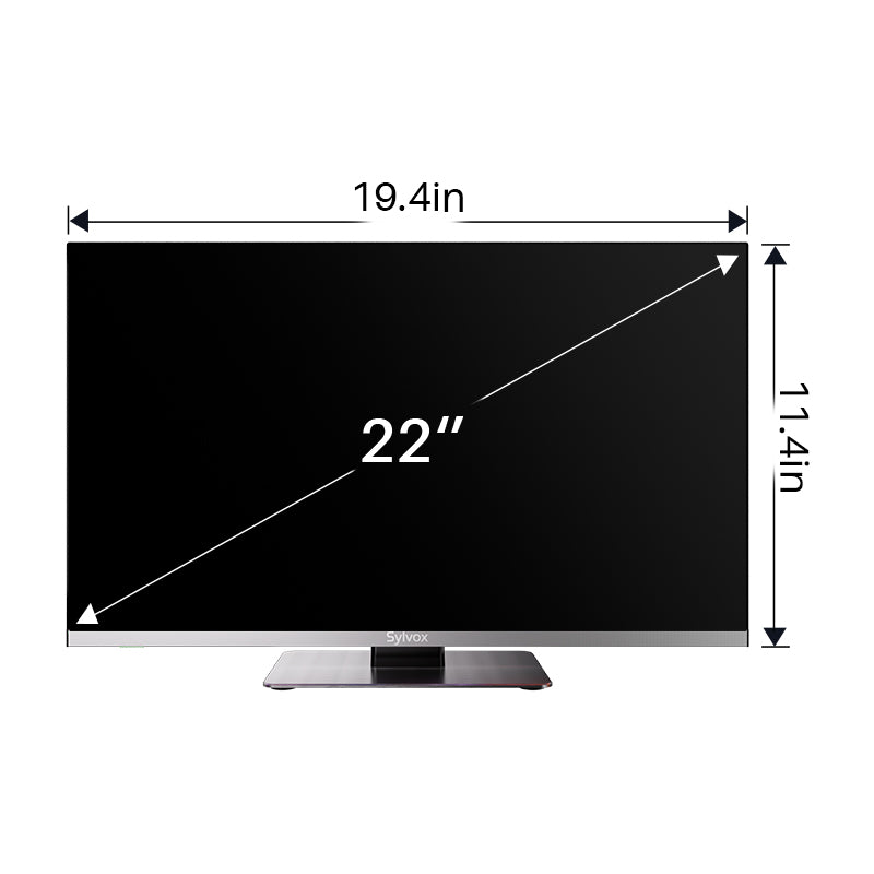 SYLVOX Smart RV TV, TV de 32 pulgadas con reproductor de DVD integrado, TV  de 12 voltios para autocaravana 1080P FHD, Android Smart descarga gratuita