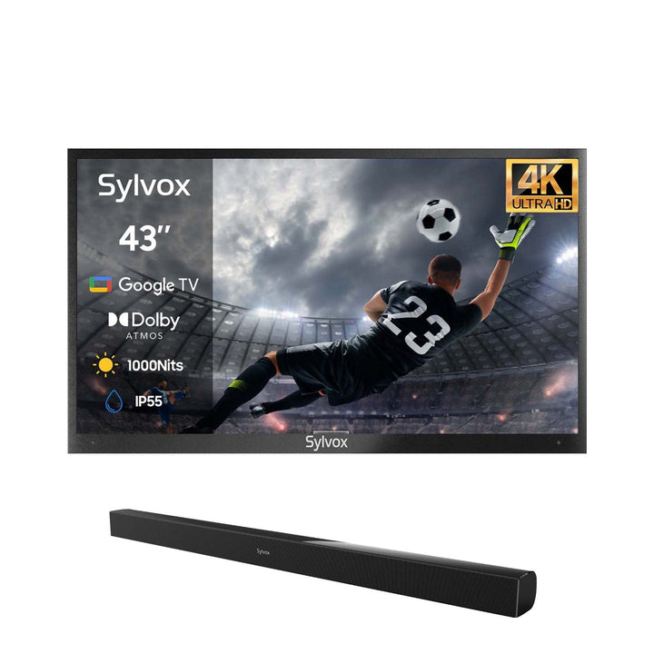 43" Smart Outdoor Fernseher von Google TV - 2024 Deck Pro Serie 2.0 Gen.