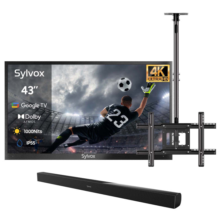 43" Smart Outdoor Fernseher von Google TV - 2024 Deck Pro Serie 2.0 Gen.