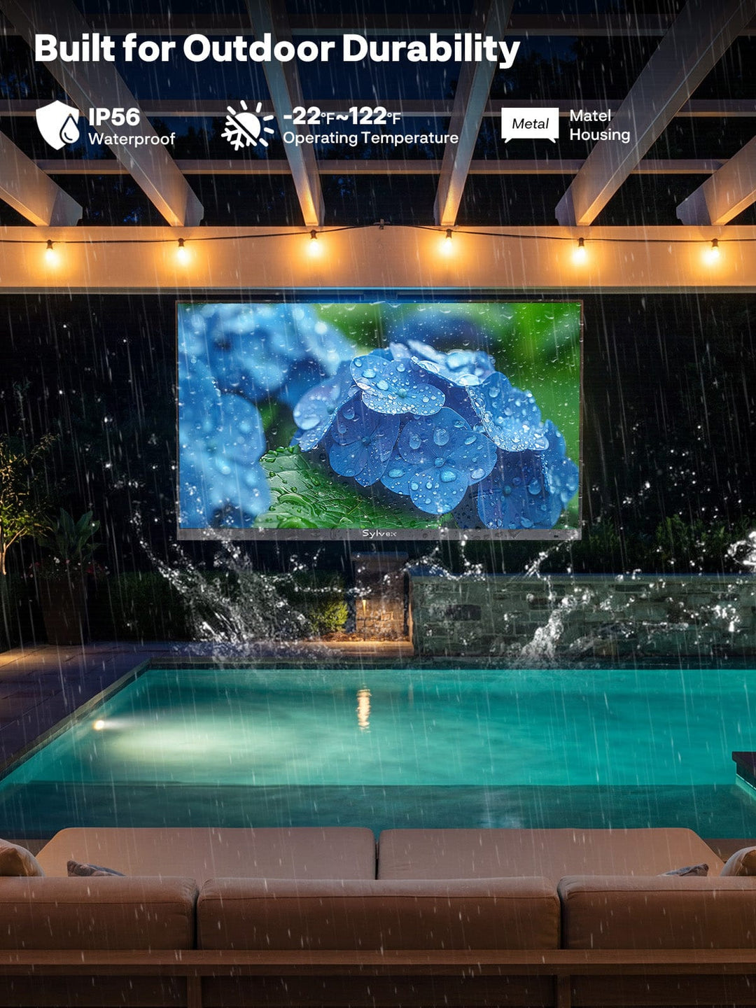 43" Outdoor TV(Google TV) - 2026 Frameless Series