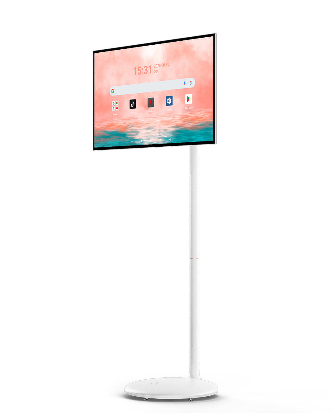 Sylvox 27 Zoll Akku Fernseher – Rollbarer Smart Touch Bildschirm mit 5 Stunden Batterielaufzeit