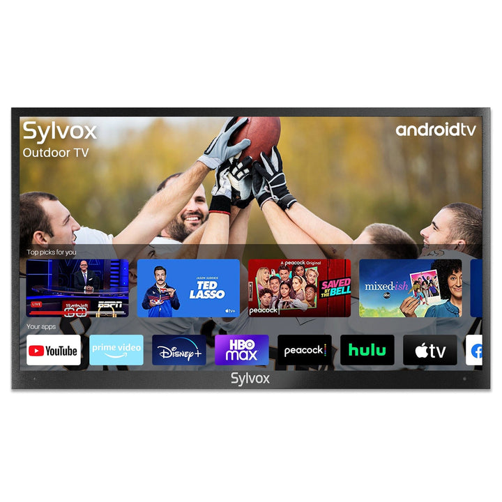 Sylvox 55" Inteligente TV para Exterior Impermeable (Sol Parcial) - Serie Deck Pro