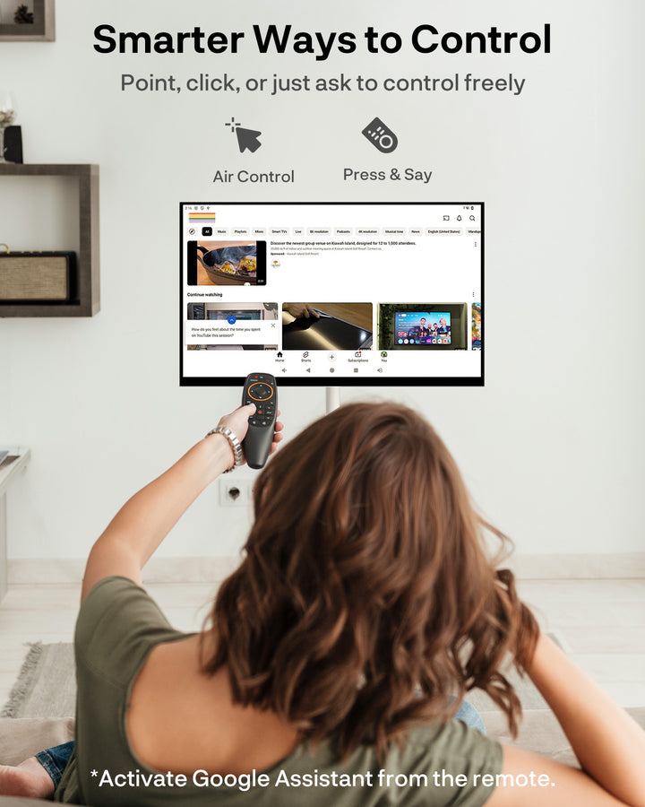 Sylvox 32 Zoll Akku Fernseher – Rollbarer Smart Touch Bildschirm mit 5 Stunden Batterielaufzeit