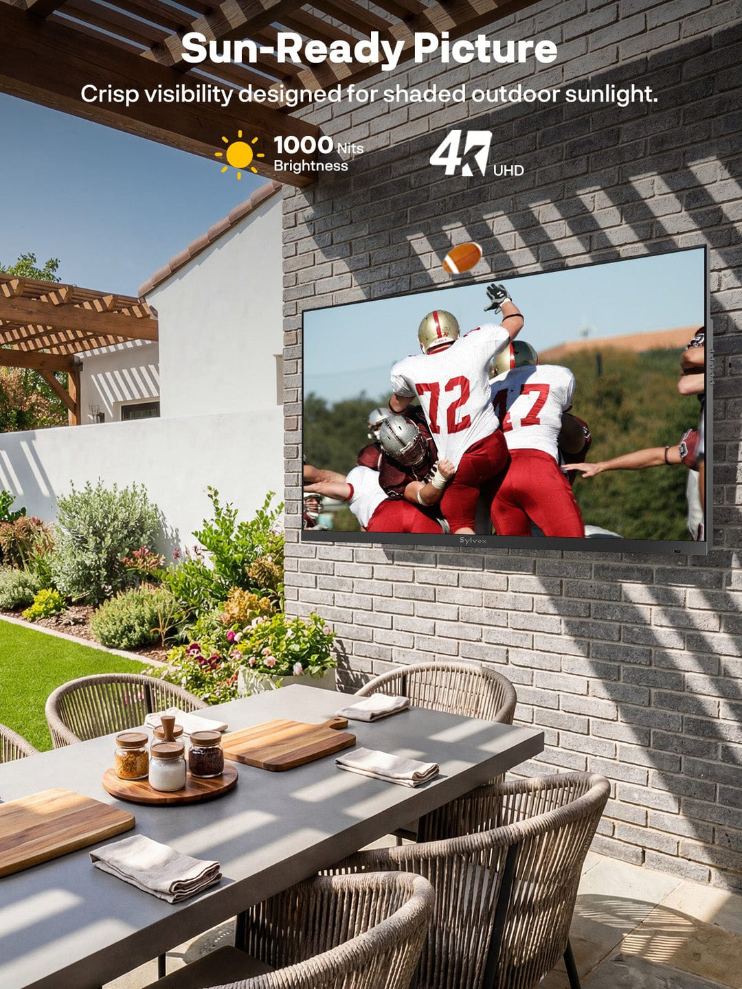 43" Outdoor TV(Google TV) - 2026 Frameless Series