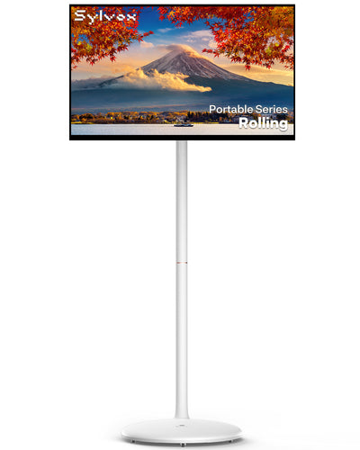 Sylvox 32 Zoll Akku Fernseher – Rollbarer Smart Touch Bildschirm mit 5 Stunden Batterielaufzeit