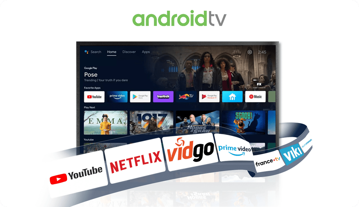 Smart TV wird von Android betrieben und ermöglicht den kostenlosen App-Download