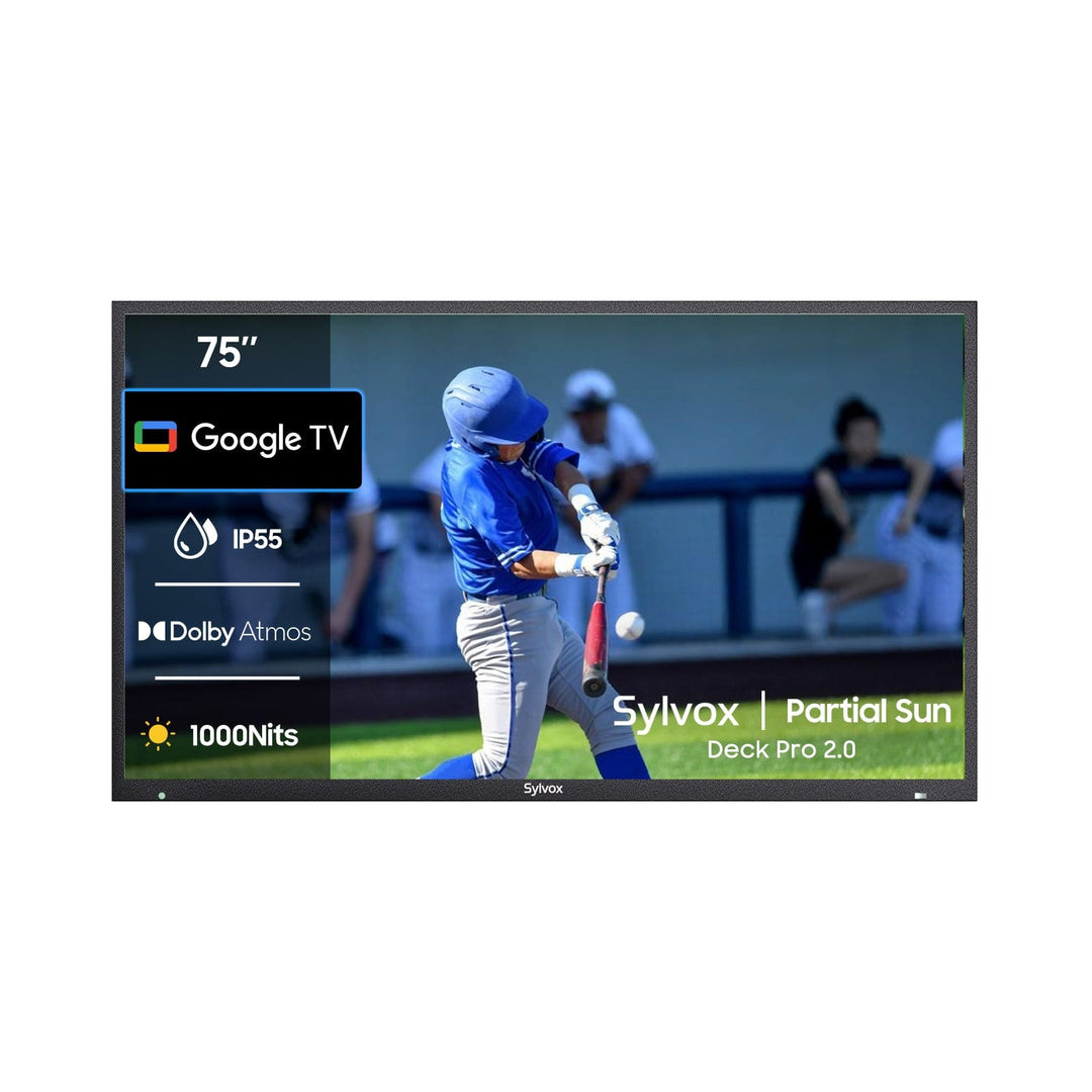 TV da esterno 75" resistente a tutte le intemperie (Google TV) - Serie Deck Pro 2.0