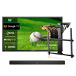 Téléviseur extérieur toutes saisons de 55 pouces (Google TV) – Série Deck Pro 3.0