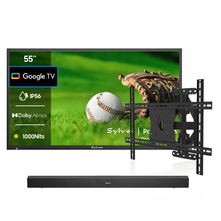 55-calowy całoroczny telewizor zewnętrzny (Google TV) – seria Deck Pro 3.0
