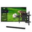 Téléviseur extérieur toutes saisons de 55 pouces (Google TV) – Série Deck Pro 3.0