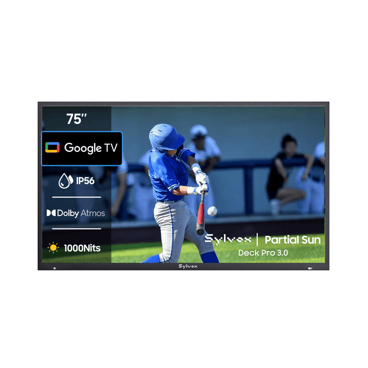 75" całoroczny telewizor zewnętrzny (Google TV) – seria Deck Pro 2.0