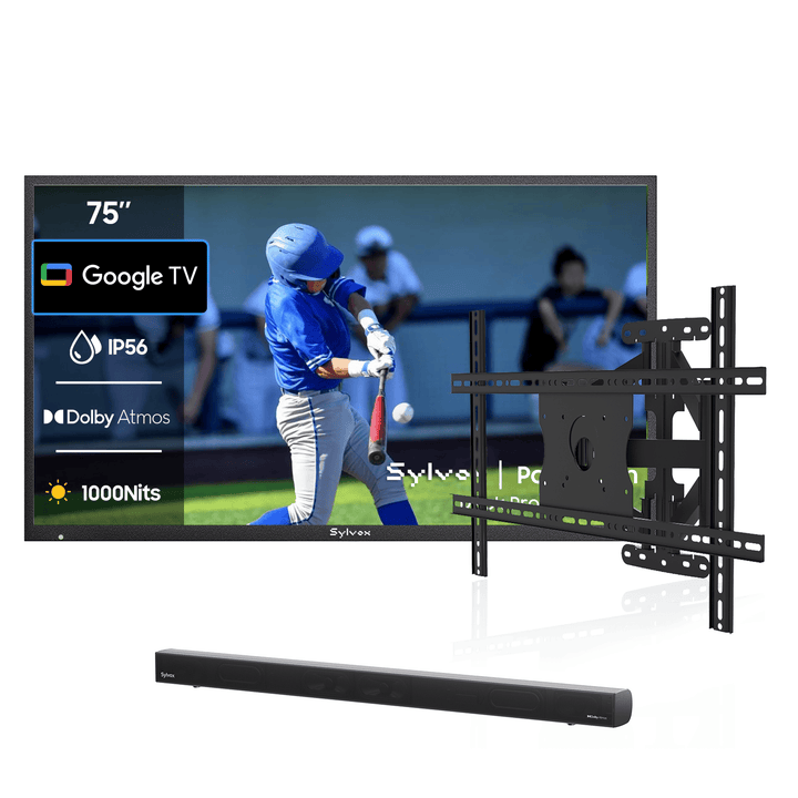 75" całoroczny telewizor zewnętrzny (Google TV) – seria Deck Pro 2.0