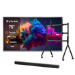 75" Google Outdoor TV - 1000 Nits QLED 4K - Deck Pro QLED 2.0 Series