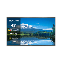 TV exterior Google de 43" (2000 nits, superbrillante) - Serie Pool Pro 3.0