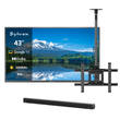 43" Google Telewizor zewnętrzny (2000 nitów super jasny) - seria Pool Pro 2.0
