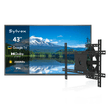 43" Google Telewizor zewnętrzny (2000 nitów super jasny) - seria Pool Pro 2.0