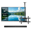 Téléviseur extérieur Google 55" (2000 Nits Super Lumineux) - Série Pool Pro 2.0