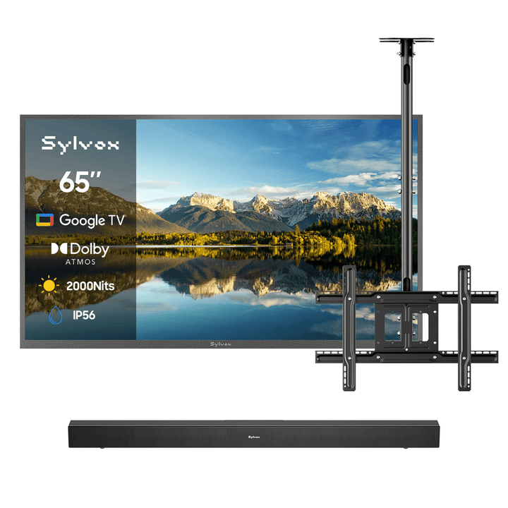 65" Google Outdoor TV (2000 Nits Super Bright) - Pool Pro 3.0 Series