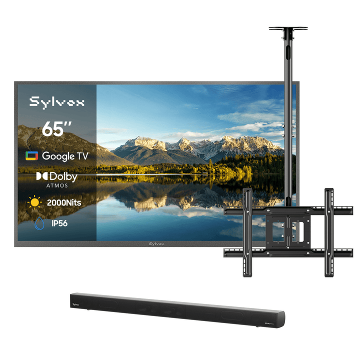65" Google Outdoor TV (2000 Nits Super Bright) - Pool Pro 3.0 Series