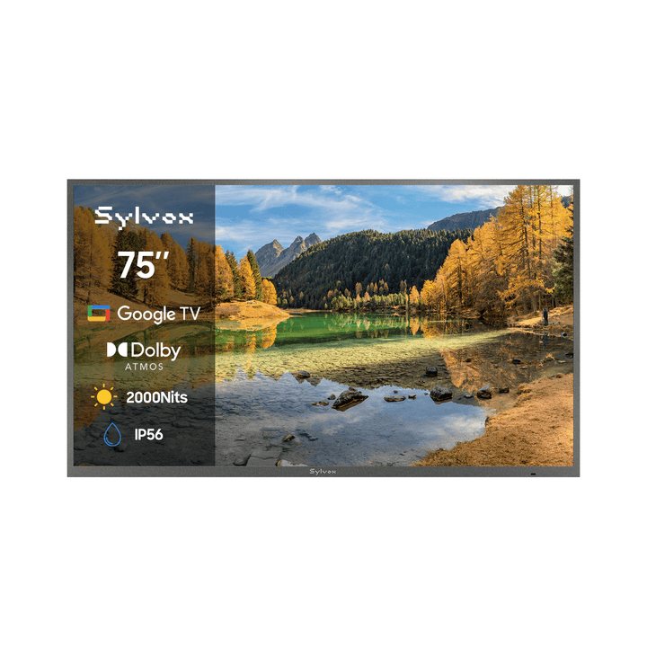 75" Google Outdoor TV (2000 Nits Super Bright) - Pool Pro 3.0 Series