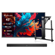 43" Google Telewizor zewnętrzny - 2000 nitów QLED Ultra jasny do pełnego słońca - Pool Pro QLED 2.0 Series
