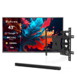 43" Google Telewizor zewnętrzny - 2000 nitów QLED Ultra jasny do pełnego słońca - Pool Pro QLED 2.0 Series
