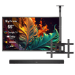 Telewizor Google Outdoor 55" - 2000 nitów QLED Ultra Jasny do Pełnego Słońca - Seria Pool Pro QLED 2.0