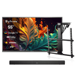 Telewizor Google Outdoor 55" - 2000 nitów QLED Ultra Jasny do Pełnego Słońca - Seria Pool Pro QLED 2.0